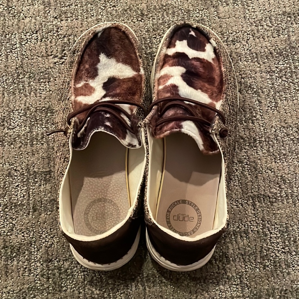 Hey Dude Cowhide Women’s 9